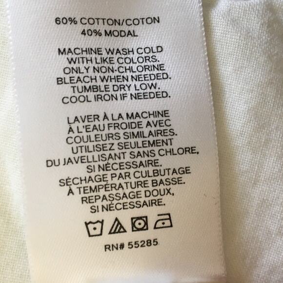 Express ONE ELEVEN crop long sleeve top colorful striped detail small - Picture 7 of 7